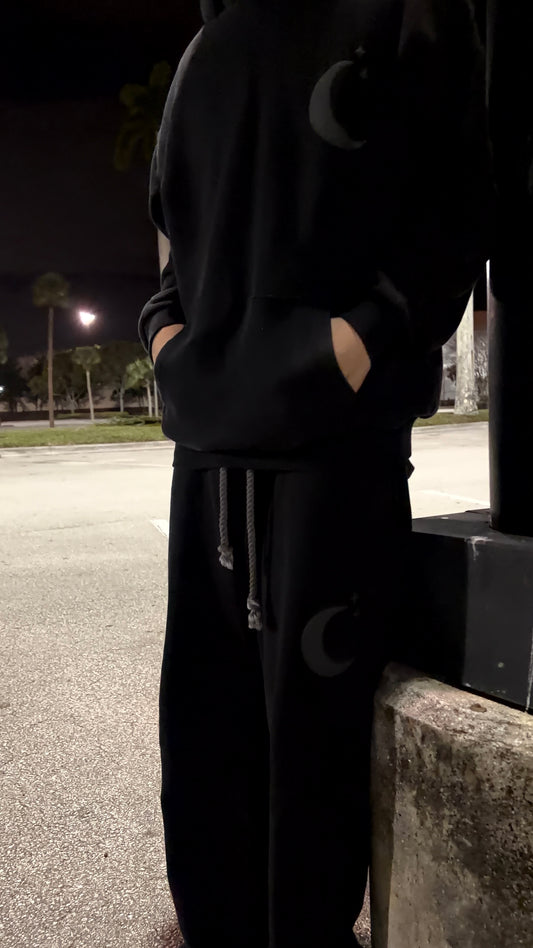 Najah Black Sweatpants