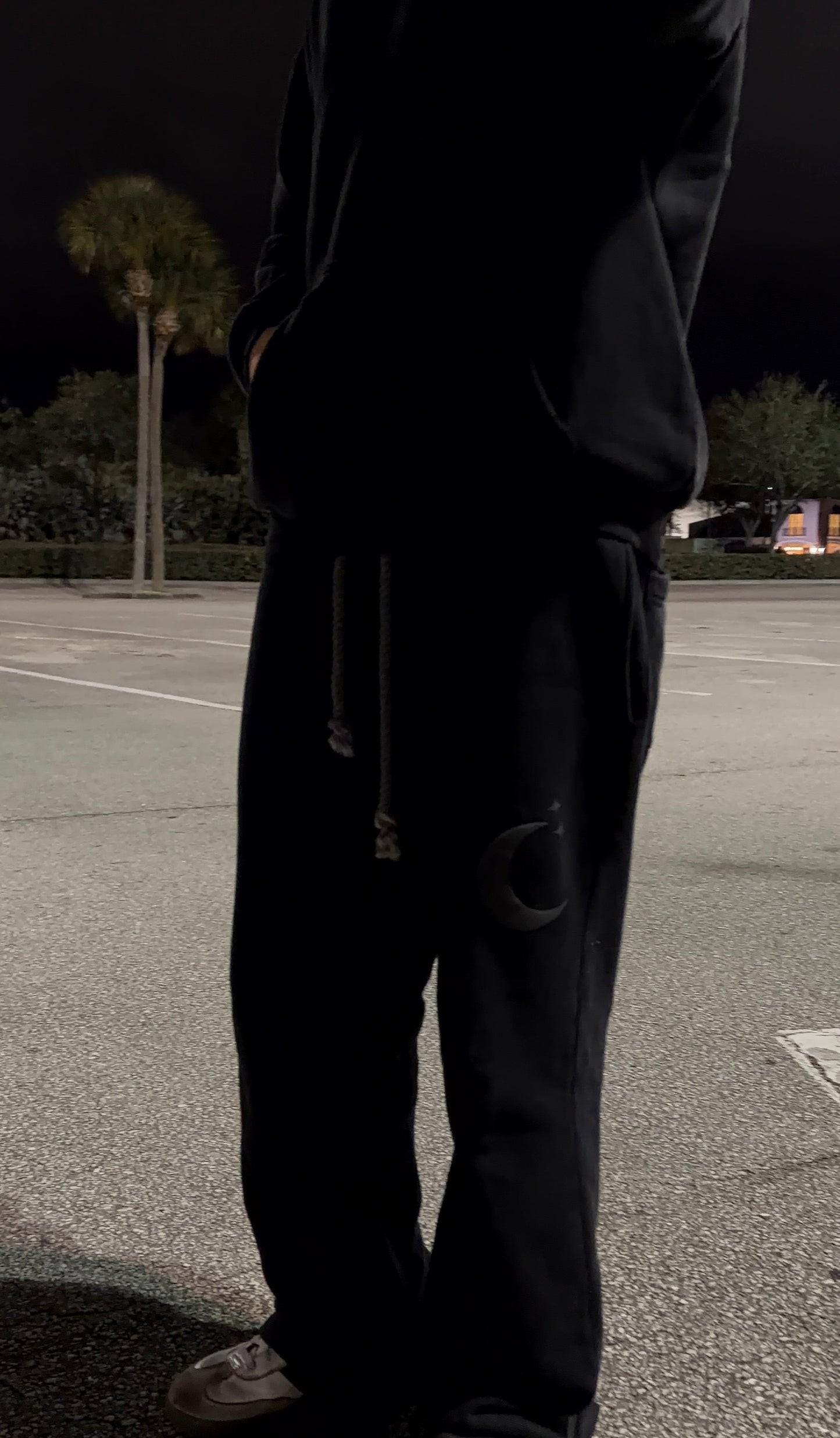 Najah Black Sweatpants