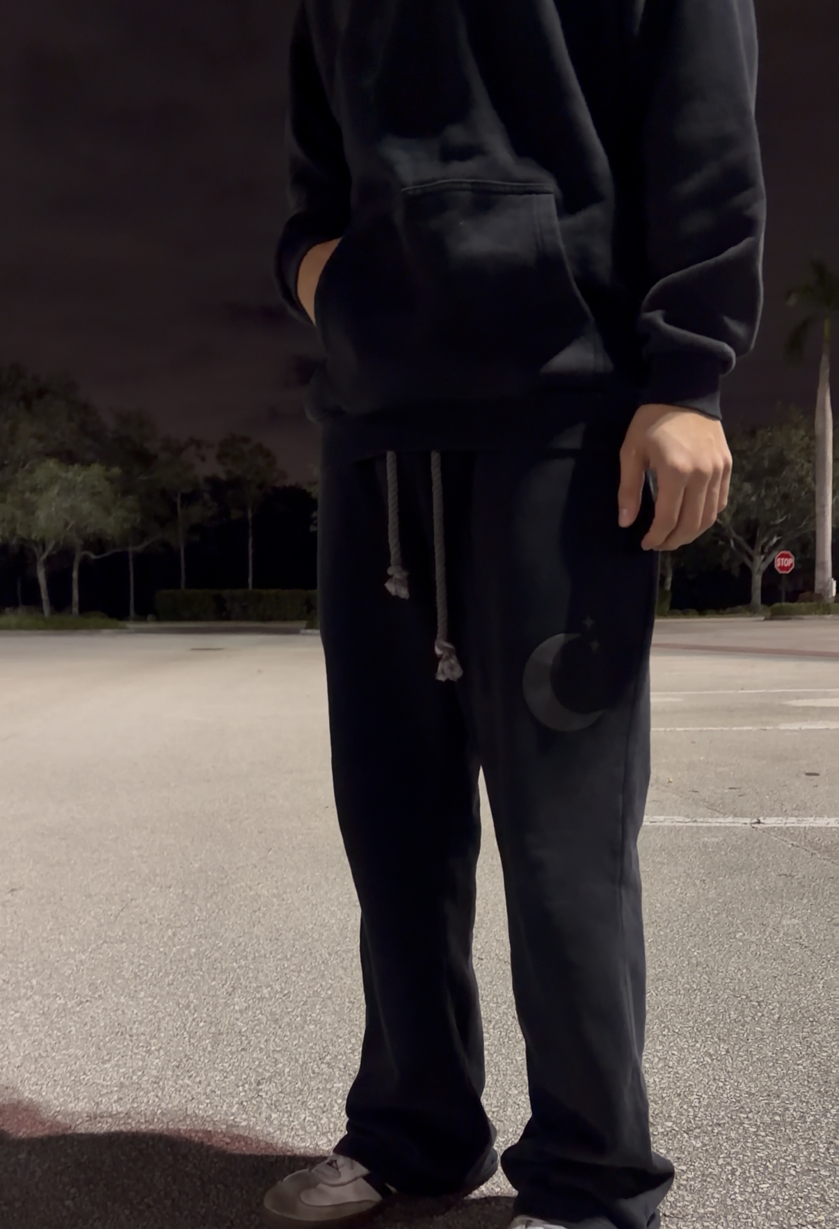 Najah Black Sweatpants