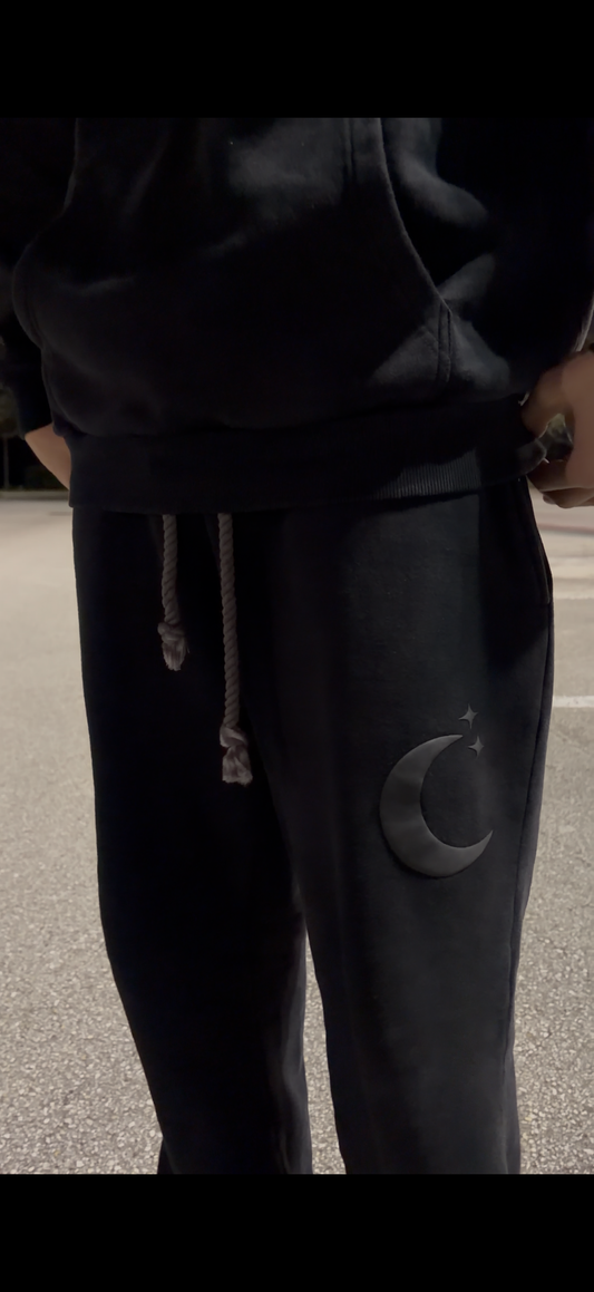 Najah Black Sweatpants
