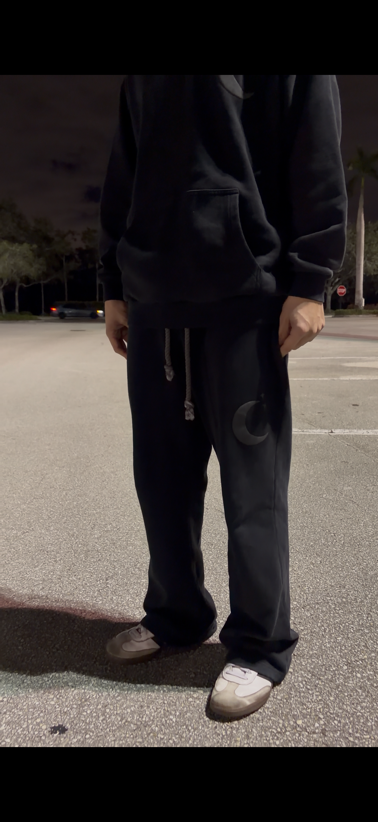 Najah Black Sweatpants